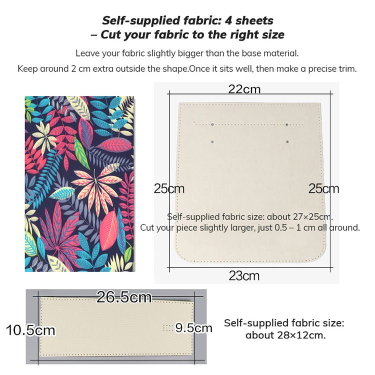 Customizable Panel LV - Style Sac Plat Bag DIY Kit – Babylon Leather - Babylon LeatherBabylon LeatherSYR09 - Brown - Self - Adhesive Glue - Color - Matched