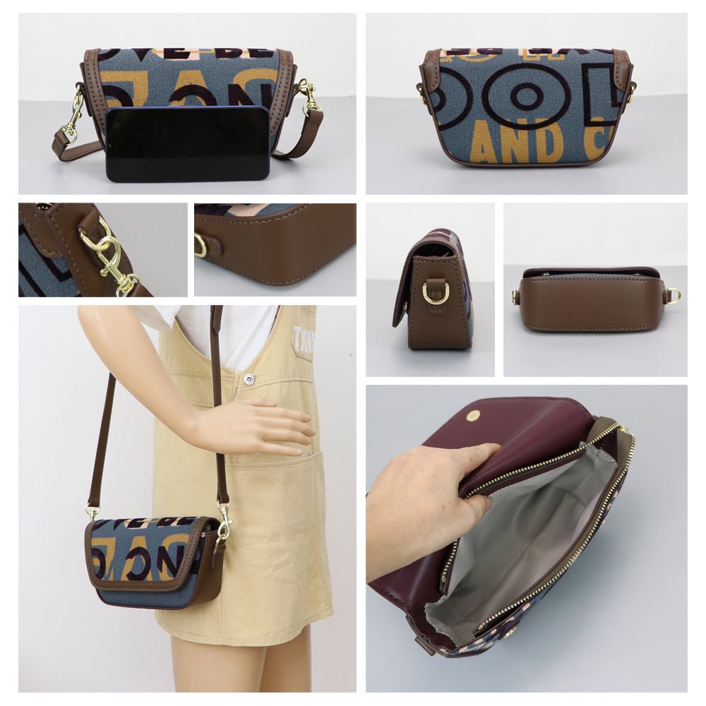 Customizable Panel Saddle Shoulder Crossbody Bag Kit – Babylon Leather - Babylon LeatherBabylon LeatherSYR55 - Brown - Self - Adhesive Glue - Color - Matched & With Fabric