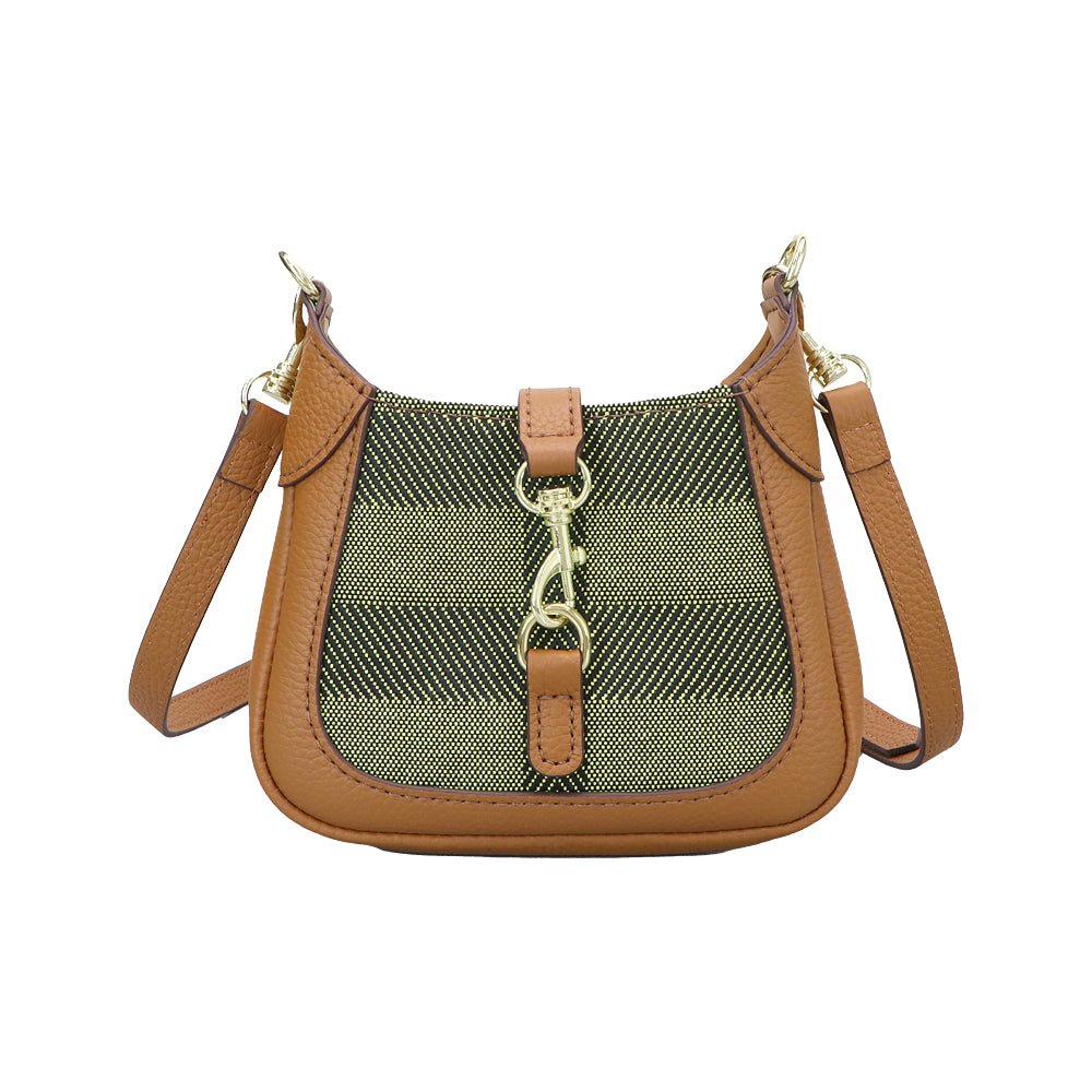 Customizable Panel Shoulder Crossbody Saddle Bag DIY Kit – Babylon Leather - Babylon LeatherBabylon LeatherSYR49 - Caramel - Self - Adhesive Glue - Color - Matched & With Fabric