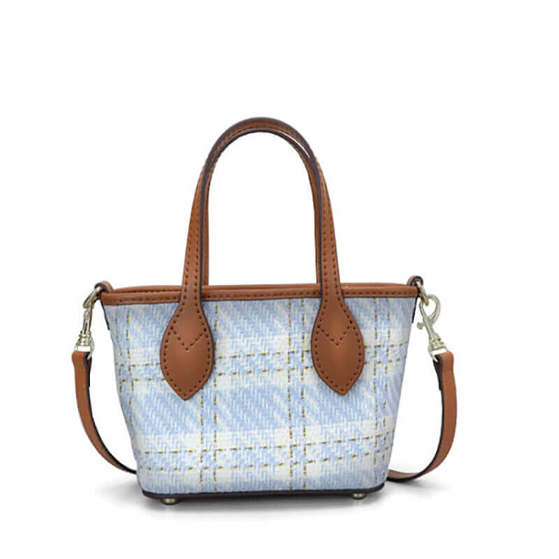 Customizable Panel Small Trapeze Tote Bag DIY Kit – Babylon Leather - Babylon LeatherBabylon LeatherSYR17 - Khaki - Self - Adhesive Glue - Color - Matched