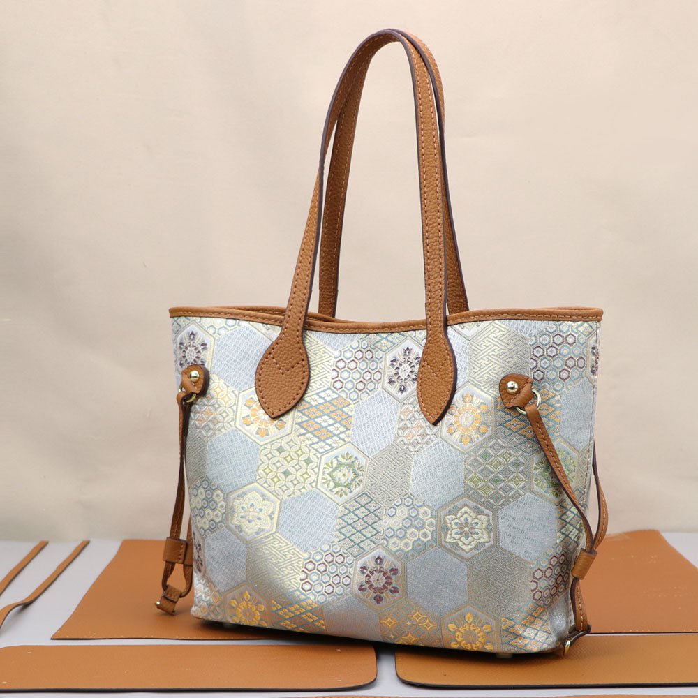 Customizable Panel Women’s Leather Tote Bag DIY Kit – Babylon Leather - Babylon LeatherBabylon LeatherSYR16 - Caramel - Heat - Activated Adhesive - Color - Matched