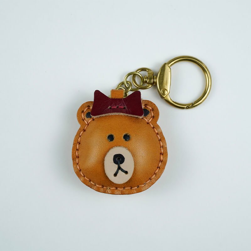 Cute Dog Shape Leather Decorative Charm – Babylon Leather - Babylon LeatherBabylon LeatherLL79-Brown