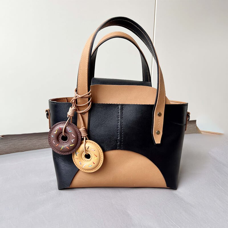 Cute Donut Style Charm DIY Kit – Babylon Leather - Babylon LeatherBabylon LeatherSG04-Brown