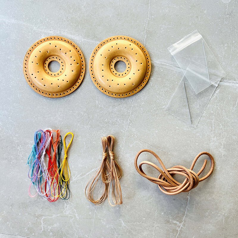 Cute Donut Style Charm DIY Kit – Babylon Leather - Babylon LeatherBabylon LeatherSG04-Yellow