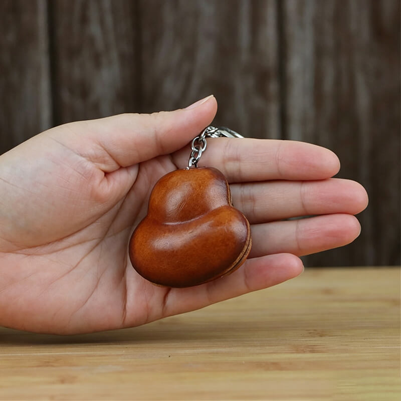 Cute Duck Leather Bag Charm – Babylon Leather - Babylon LeatherBabylon LeatherLLZ40-Brown