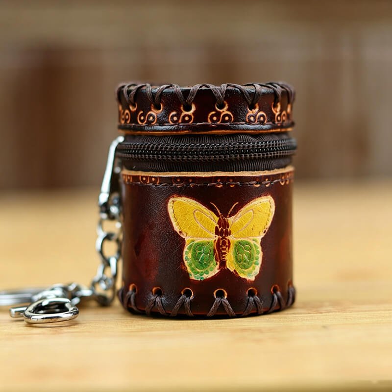 Cute Leather Bag Charm – Babylon Leather - Babylon LeatherBabylon LeatherLLZ41-Brown
