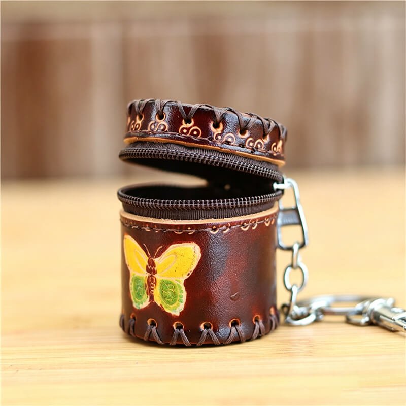 Cute Leather Bag Charm – Babylon Leather - Babylon LeatherBabylon LeatherLLZ41-Brown