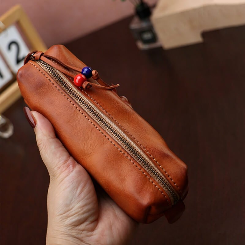 Cute Leather Coin Purse – Babylon Leather - Babylon LeatherBabylon LeatherLLZ84-Brown
