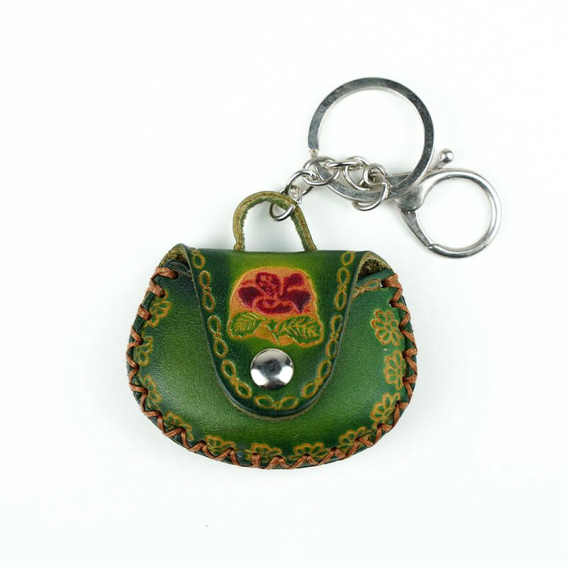 Cute Mini Bag Shaped Leather Charm – Babylon Leather - Babylon LeatherBabylon LeatherLL51-Green