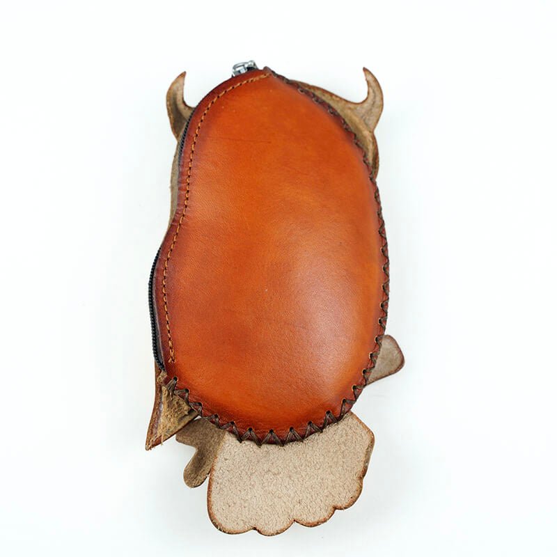 Cute Owl Shaped Leather Charm – Babylon Leather - Babylon LeatherBabylon LeatherLL57-Yellow