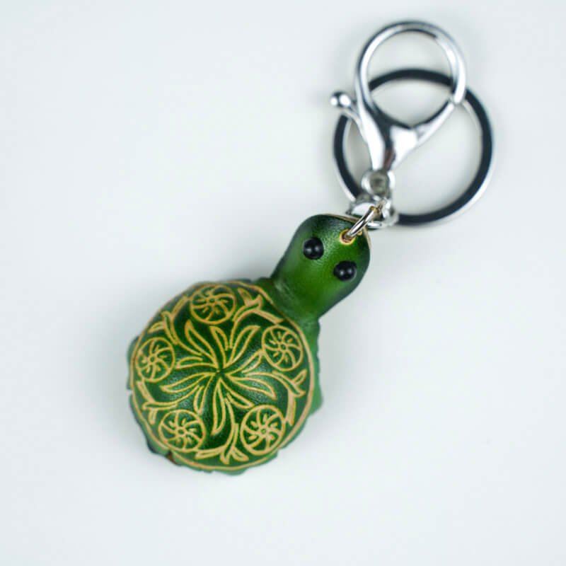Cute Turtle Style Leather Charm – Babylon Leather - Babylon LeatherBabylon LeatherLL62-Green