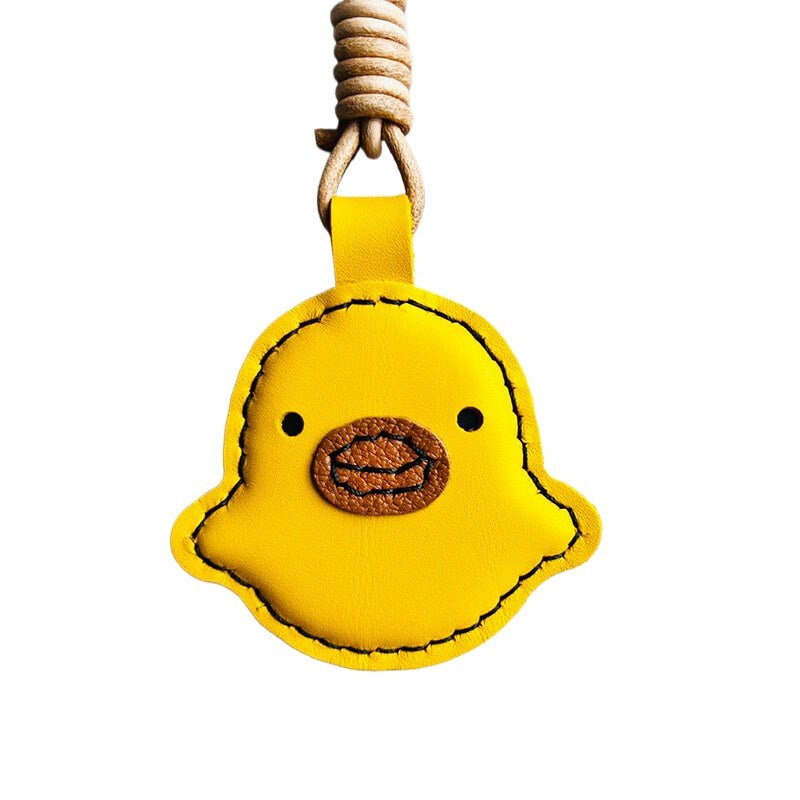 Cute Yellow Duck Keychain DIY Kit – Babylon Leather - Babylon LeatherBabylon LeatherSG19-Yellow