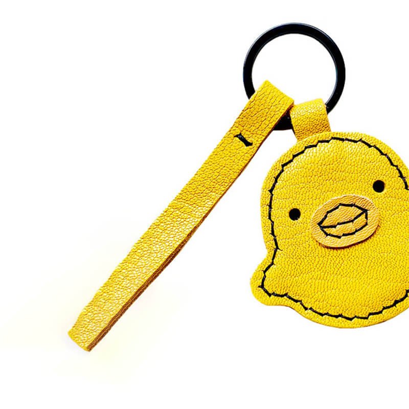 Cute Yellow Duck Keychain DIY Kit – Babylon Leather - Babylon LeatherBabylon LeatherSG19-Yellow