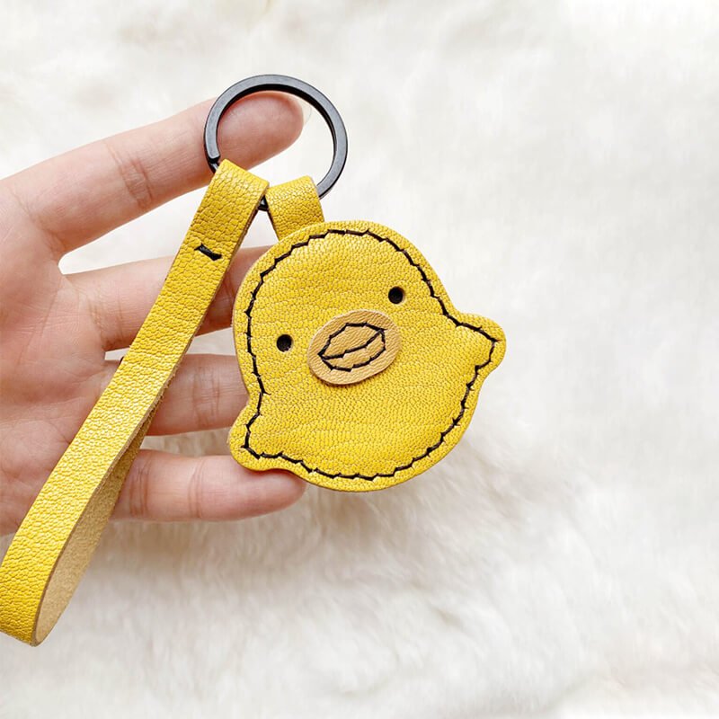 Cute Yellow Duck Keychain DIY Kit – Babylon Leather - Babylon LeatherBabylon LeatherSG19-Yellow