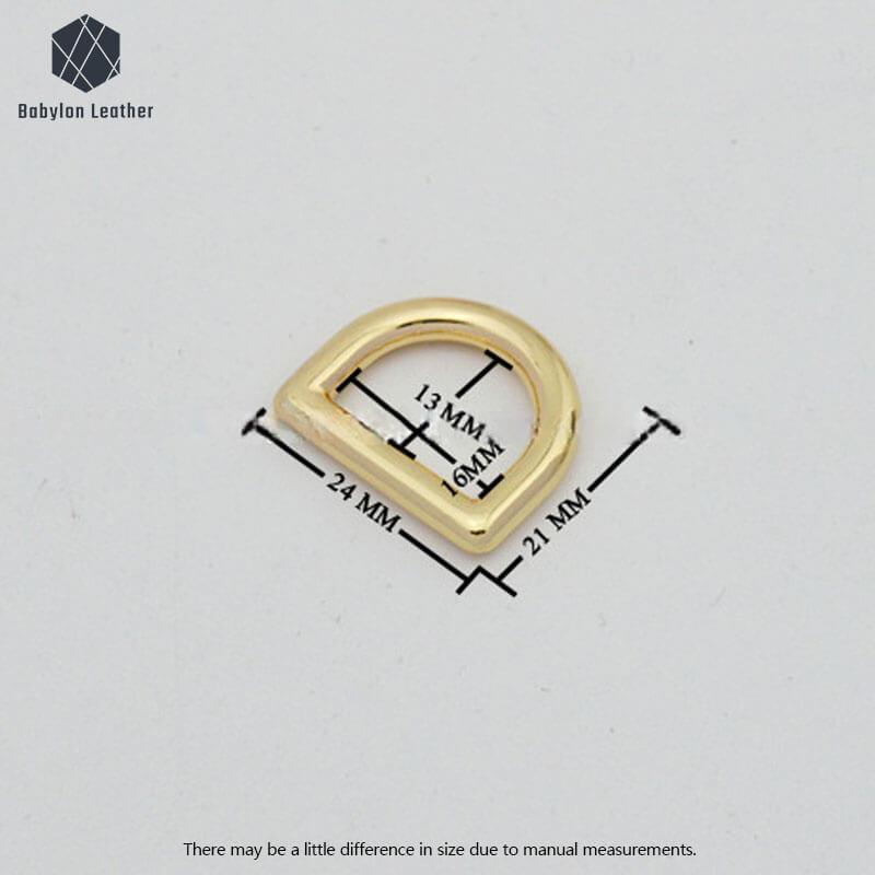 D Shaped Creative Fashion Connector Strap Ring（2 PACK） - Babylon LeatherBabylon LeatherCSR - 035