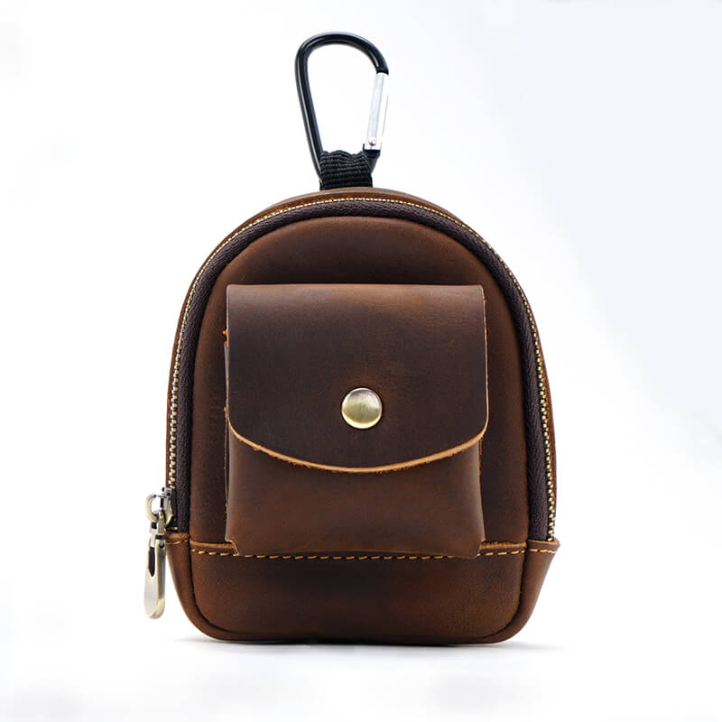 Zip Coin Pouch Outdoor Carry – Babylon Leather