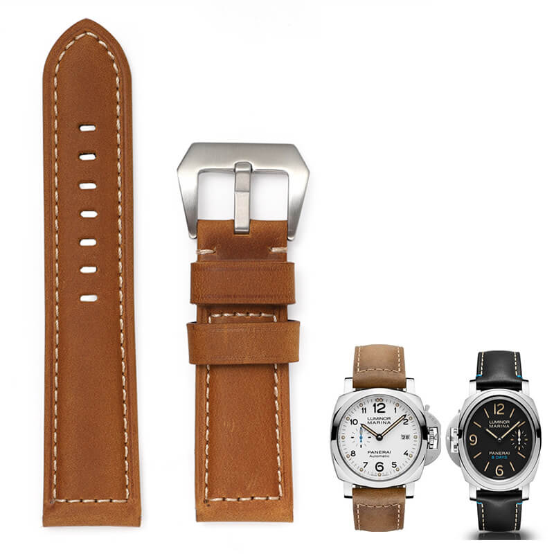 Crazy Horse Leather Watch Strap for Panerai Watches – Babylon Leather