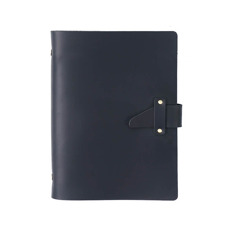 Vintage Crazy Horse Leather Ring Binder Journal A5 – Babylon Leather