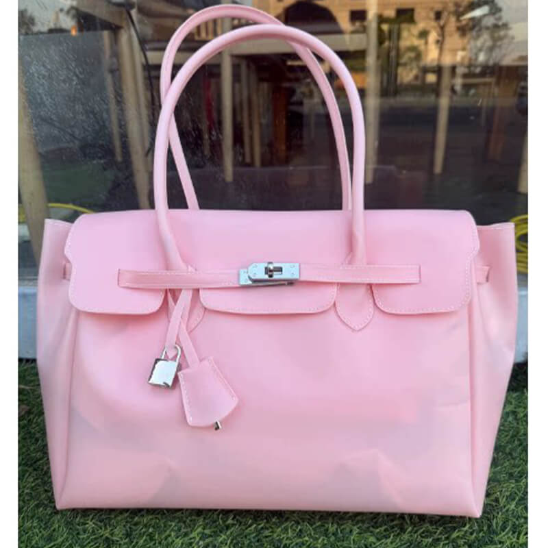[$360+] Birkin-Style Macaron Jelly Bag - Babylon Leather