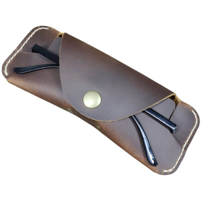 Sunglasses Glasses Case Crazy Horse Leather DIY Kit – Babylon Leather