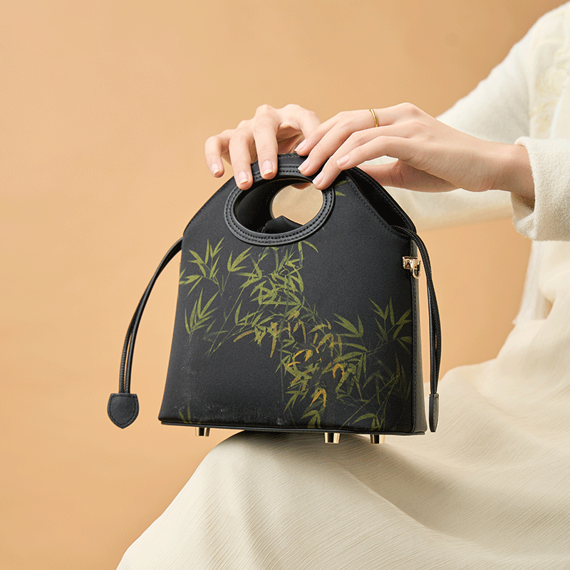 Daily Elegance Lightweight Leather Silk Handbag – Babylon Leather - Babylon LeatherBabylon LeatherTX015-Black