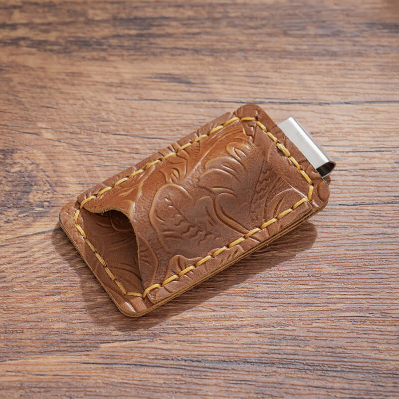 Embossed Pen Loop Traveler's Notebook – Babylon Leather