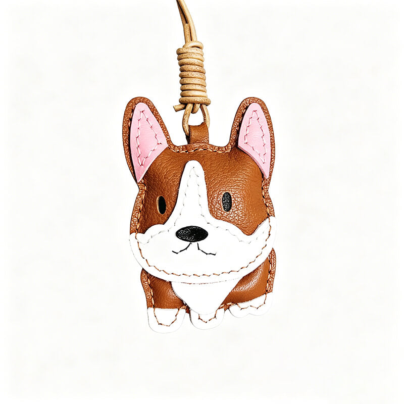 Corgi Dog Leather Bag Charm DIY Kit – Babylon Leather