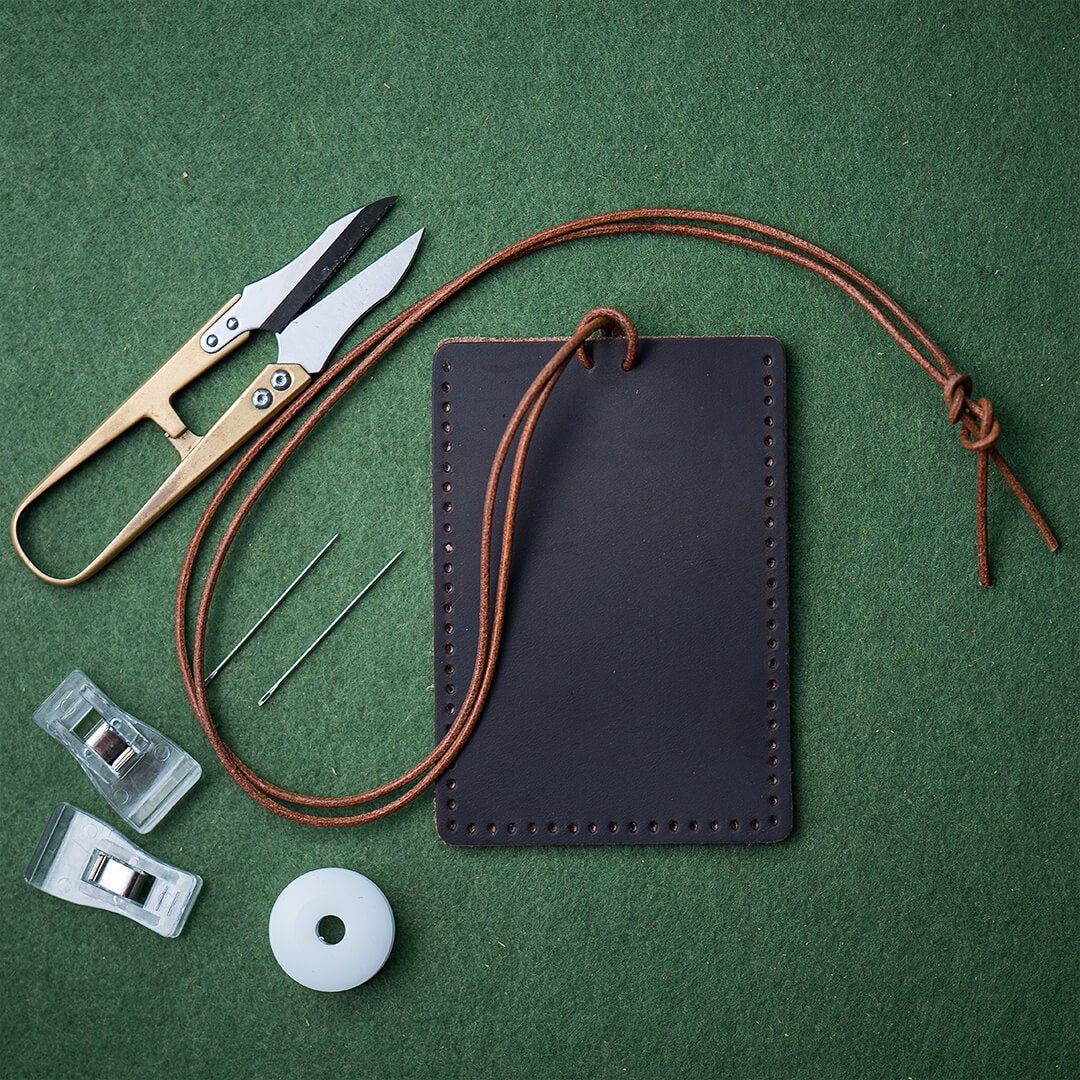 DIY Card Holder High Quality Kit – Babylon Leather - Babylon LeatherBabylon LeatherLZ25 - Coffee - Crazy Horse Leather