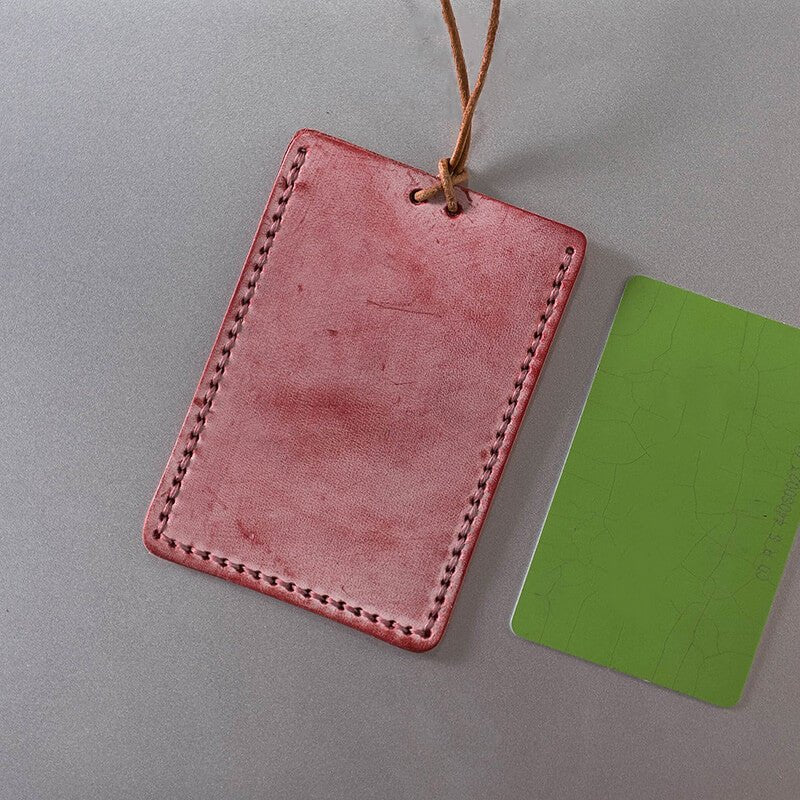 DIY Card Holder High Quality Kit – Babylon Leather - Babylon LeatherBabylon LeatherLZ25 - Pink - Fog Wax Leather
