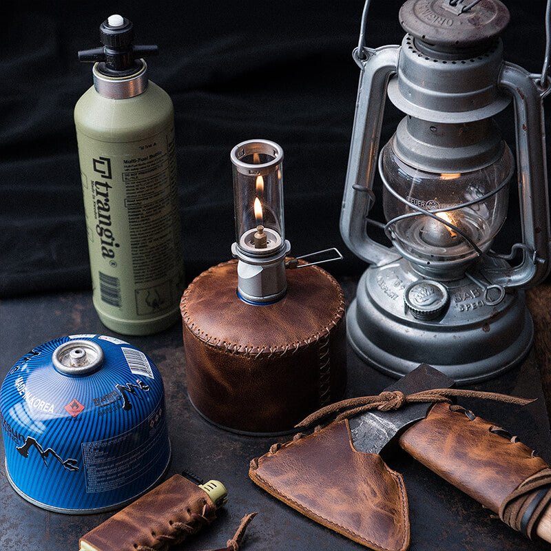 DIY Genuine Leather Camping Gas Canister Cover Kit – Babylon Leather - Babylon LeatherBabylon LeatherLZ89