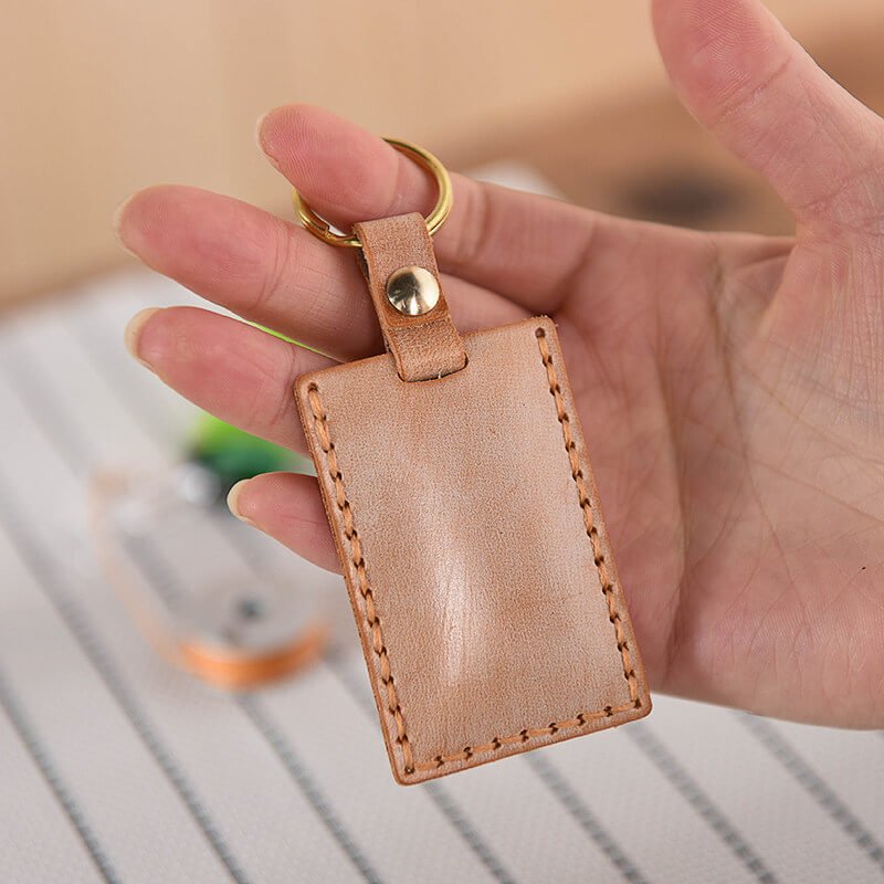 DIY Leather Access Card Holder Keychain Kit – Babylon Leather - Babylon LeatherBabylon LeatherLZ75-Yellow