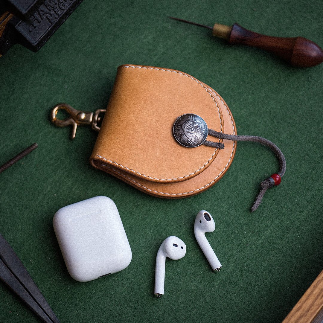 DIY Leather Airpods Case Handmade – Babylon Leather - Babylon LeatherBabylon LeatherLZ16 - No Leather Burnisher