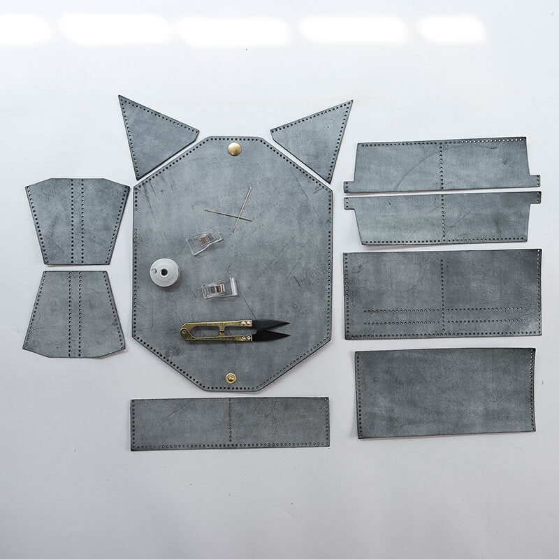 DIY Leather Wallet Kit – Babylon Leather - Babylon LeatherBabylon LeatherLZ12 - Black - Fog Wax Leather