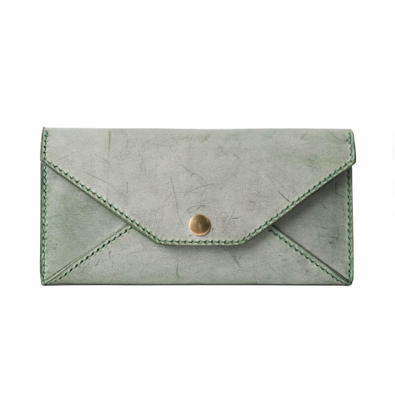 DIY Leather Wallet Kit – Babylon Leather - Babylon LeatherBabylon LeatherLZ12 - Green - Fog Wax Leather