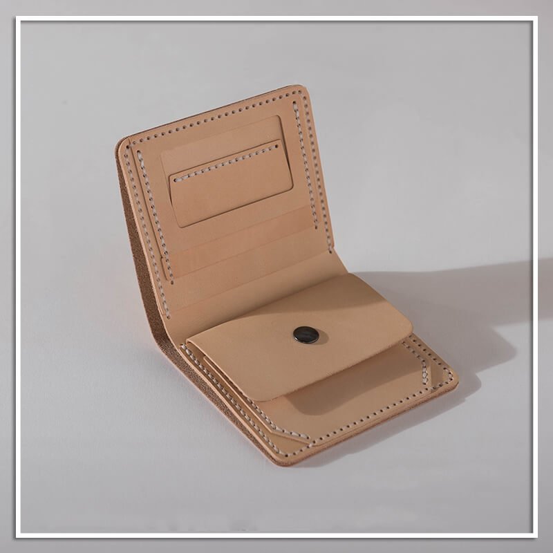 DIY Minimalist Wallet Mens Gift – Babylon Leather - Babylon LeatherBabylon LeatherLZ05 - Original - Italian Veg Tan Leather - With ID Window