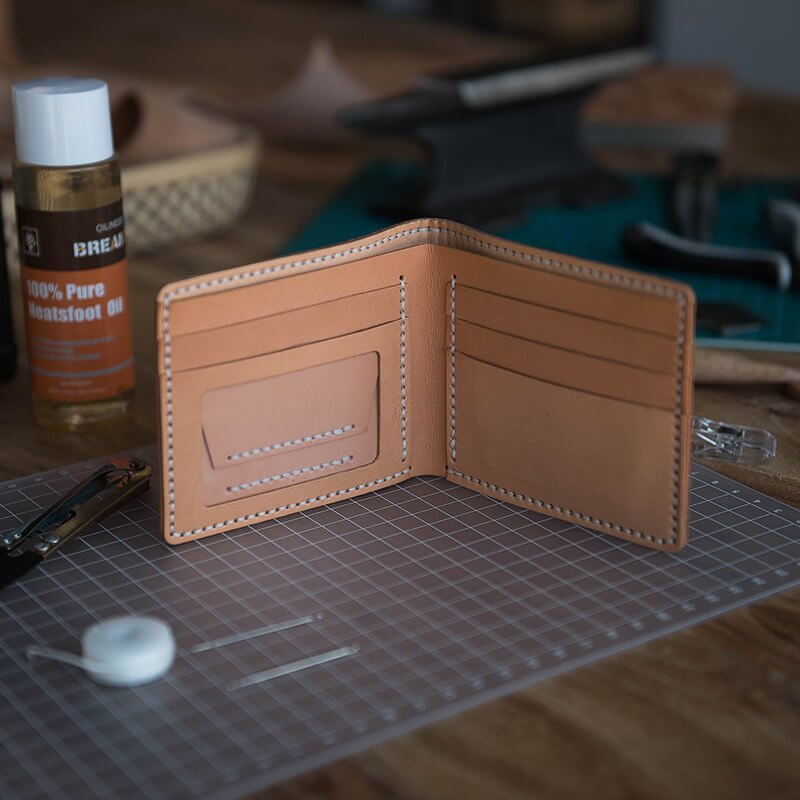 DIY Natural Vegetable - Tanned Leather Wallet Kit – Babylon Leather - Babylon LeatherBabylon LeatherLZ90-Original-HC12  Photo Holder