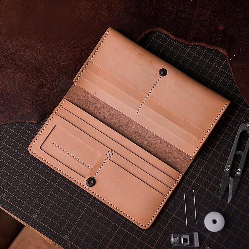 DIY Natural Vegetable - Tanned Leather Wallet Kit – Babylon Leather - Babylon LeatherBabylon LeatherLZ90-Original-HC25