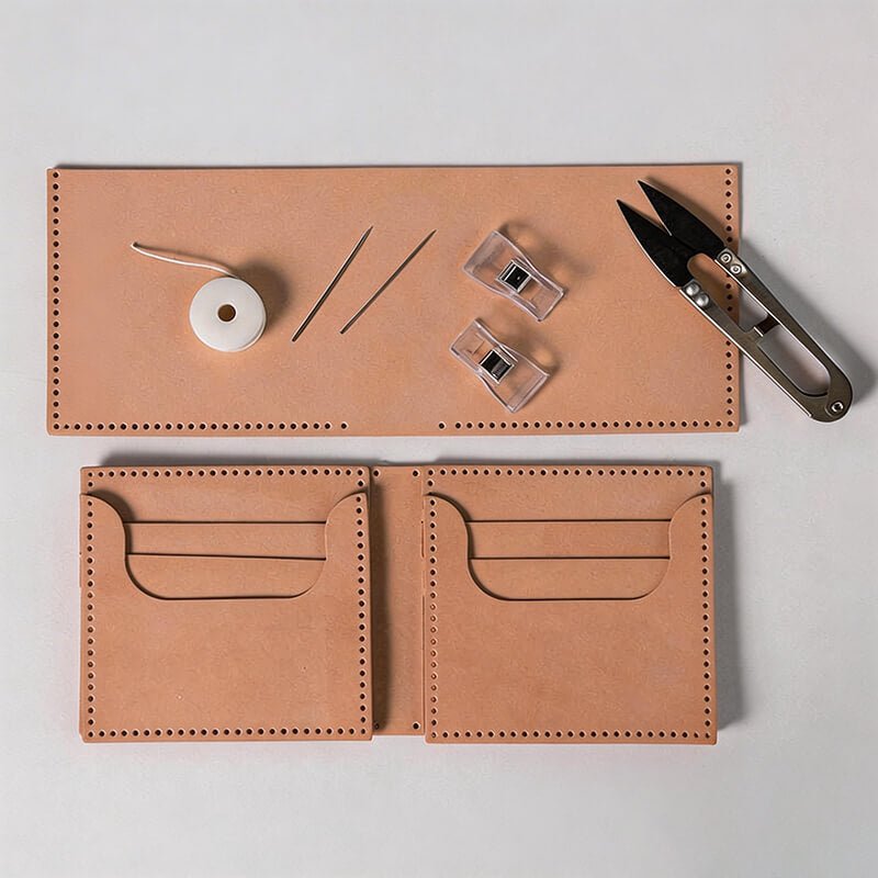 DIY Natural Vegetable - Tanned Leather Wallet Kit – Babylon Leather - Babylon LeatherBabylon LeatherLZ90-Original-HC43