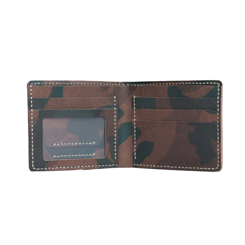 DIY Wallet for Him Leather Mens Wallet – Babylon Leather - Babylon LeatherBabylon LeatherLZ03 - Black - Fog Wax Leather - With ID Window