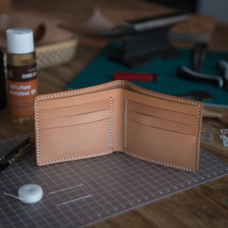 DIY Wallet for Him Leather Mens Wallet – Babylon Leather - Babylon LeatherBabylon LeatherLZ03 - Original - Italian Veg Tan Leather - Card Slot