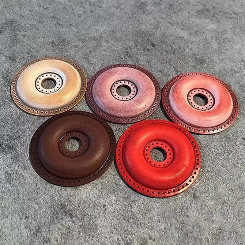 Donut-Shaped Veg Tanned Pre-Cut Leather Piece – Babylon Leather - Babylon LeatherBabylon LeatherPJ03-Brown-Vegetable Tanned Leather-1PCS