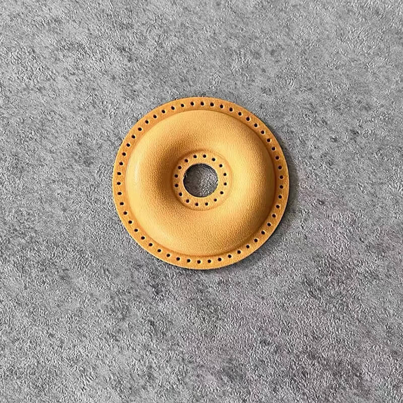 Donut-Shaped Veg Tanned Pre-Cut Leather Piece – Babylon Leather - Babylon LeatherBabylon LeatherPJ03-Brown-Vegetable Tanned Leather-1PCS