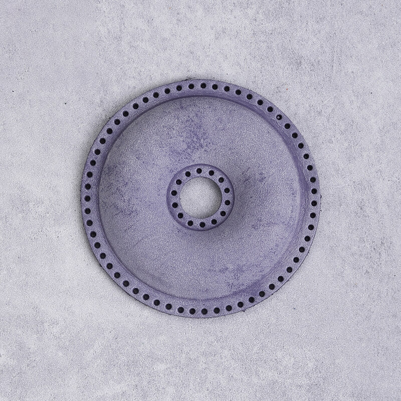 Donut-Shaped Veg Tanned Pre-Cut Leather Piece – Babylon Leather - Babylon LeatherBabylon LeatherPJ03-Purple-Fog Wax Leather-1PCS