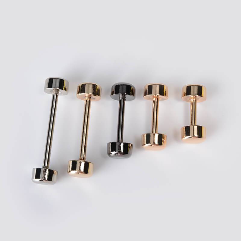 Double-Ended Screw Bar Connector - Babylon Leather - Babylon LeatherBabylon LeatherJY22-Gold-12.5mm
