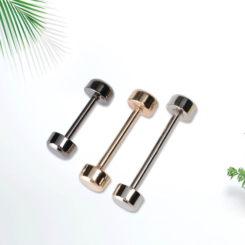 Double-Ended Screw Bar Connector - Babylon Leather - Babylon LeatherBabylon LeatherJY22-Gold-12.5mm