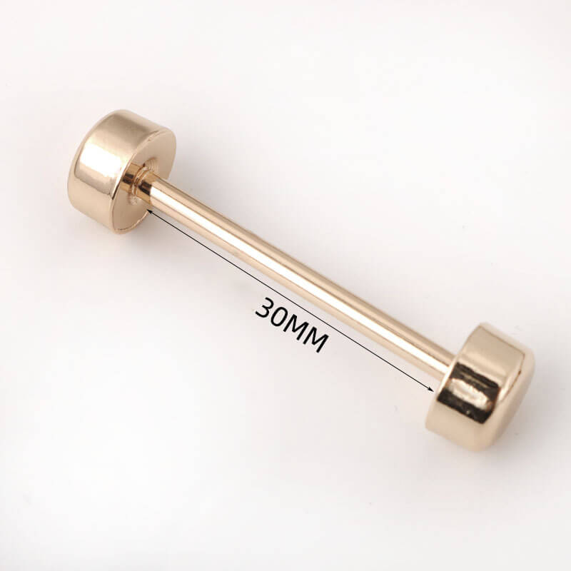 Double-Ended Screw Bar Connector - Babylon Leather - Babylon LeatherBabylon LeatherJY22-Gold-30mm