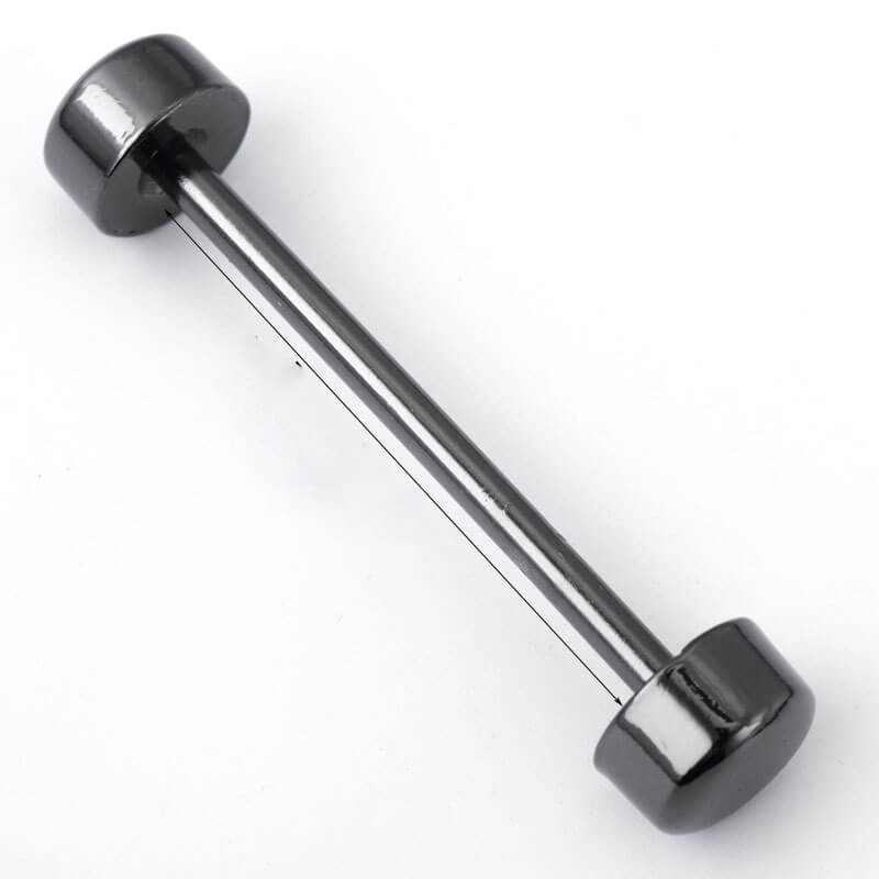 Double-Ended Screw Bar Connector - Babylon Leather - Babylon LeatherBabylon LeatherJY22-Gunmetal-30mm
