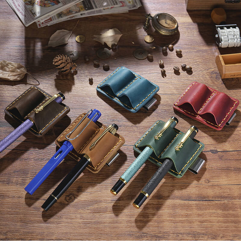Double Pen Loop Traveler's Notebook – Babylon Leather - Babylon LeatherBabylon LeatherAN01-Brown
