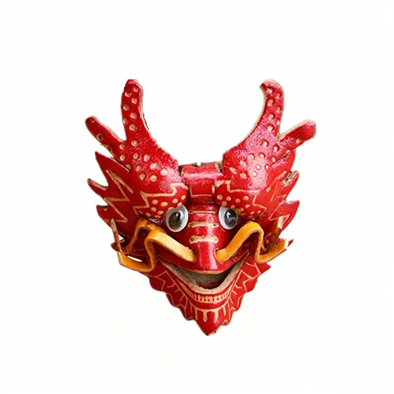 Dragon Head Leather Bag Charm – Babylon Leather - Babylon LeatherBabylon LeatherLLZ124-Brown