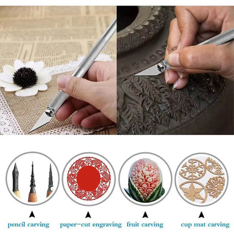 Dried Flower Craft Tool Set for Vinyl Weeding and Embossing – Babylon Leather - Babylon LeatherBabylon LeatherXH59-Sets（42pcs）